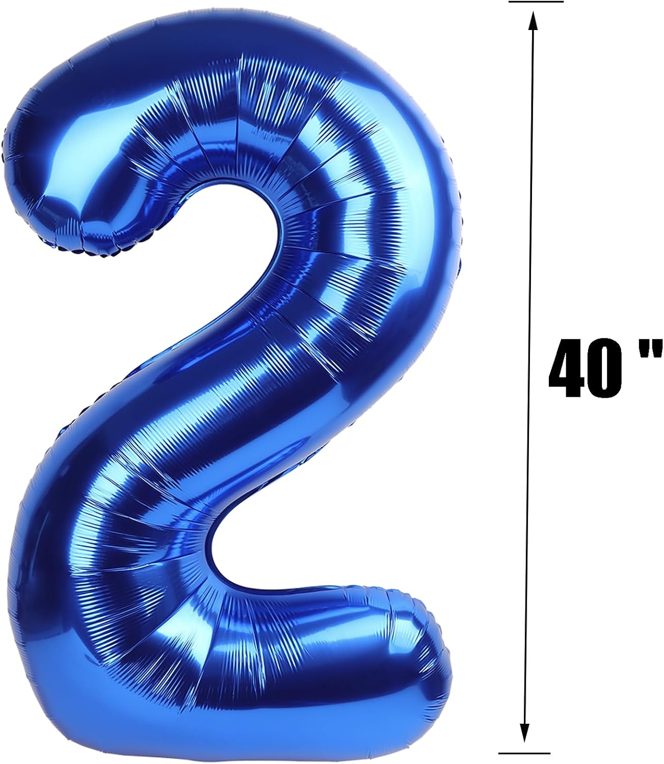 40 Inch Dark Blue Number 2 Balloon Dark Blue Foil Number Balloons 0-9 20 21st 22 28 Balloon Number Blue Birthday Decorations,12 Year Old Girls Boys Blue Party Supplies