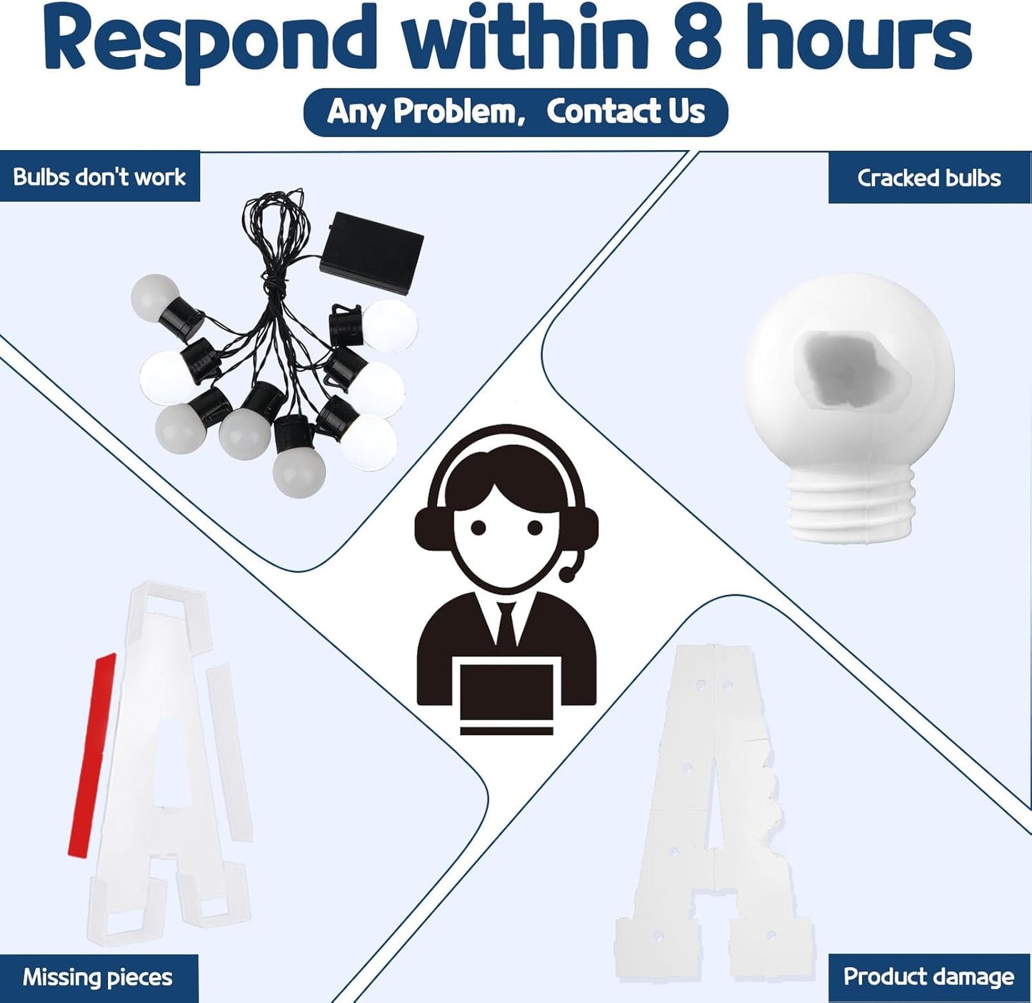 Marquee Letters 4 Feet Tall Large Light Up Letters Baby Shower Decorations Wedding Engagement Happy birthday White Party Decorations Big Cardboard Backdrop B