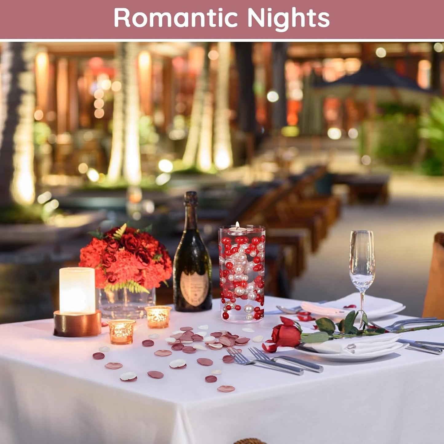 Suream 600 Pieces Silk Flowers Petals, Blush Pink Faux Flowers Petals for Flower Girl Basket, Fake Petals for Wedding Accessories, Romantic Dinner Table Centerpieces Bridal Shower Party Decor