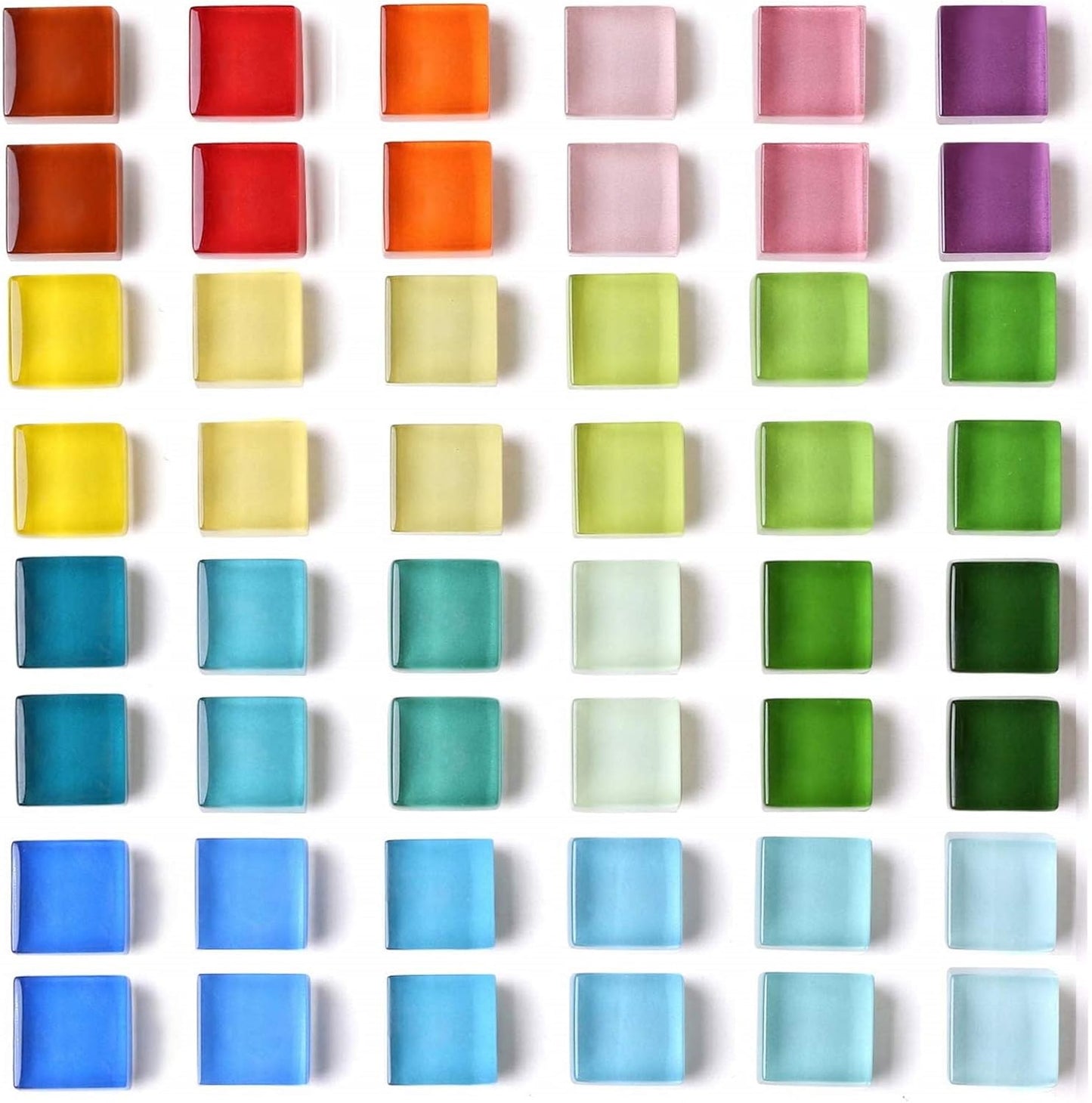 48 Refrigerator Magnets Cute Fridge Magnets for Whiteboard, Locker | Colorful Magnets Glass Decorative Magnets for Office Kitchen (24 x 2)