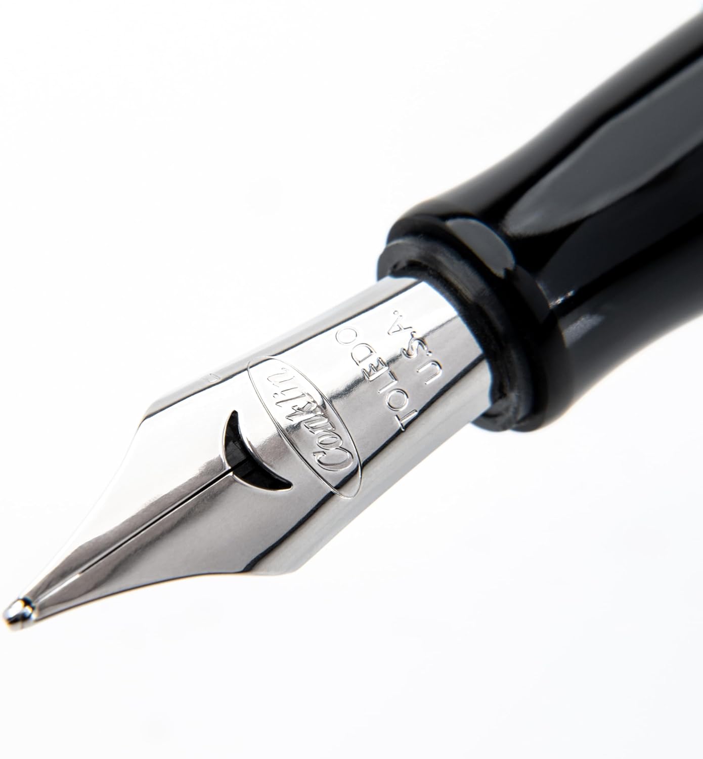 Conklin Duragraph Fountain Pen Ice Blue - Stub Nib, Premium Writing Instrument for Calligraphy & Signatures