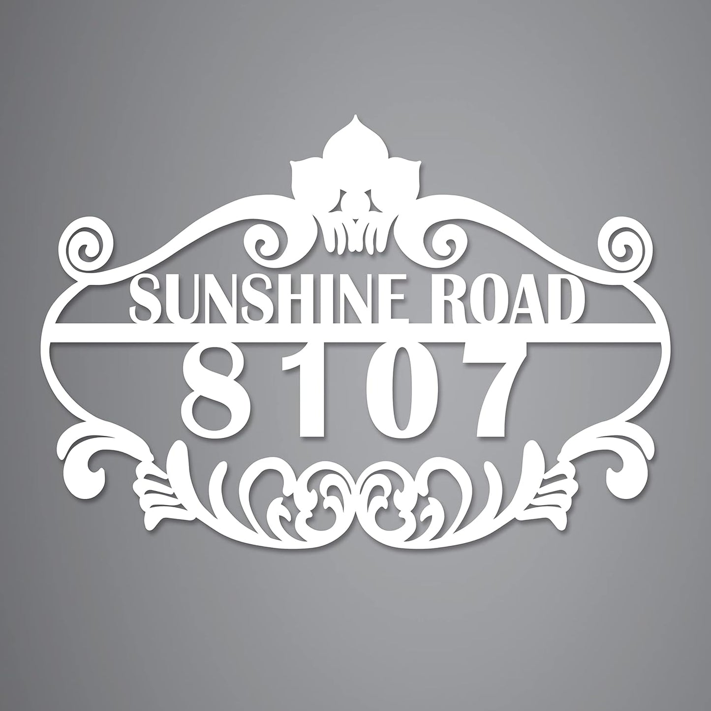 Personalized Vintage Styling Metal House Numbers for Outside - Custom Metal Address Sign - Address Numbers for House - Address Plaque - Housewarming Gift New Home