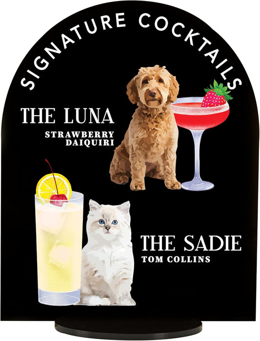 Pet Signature Drink Wedding Signs