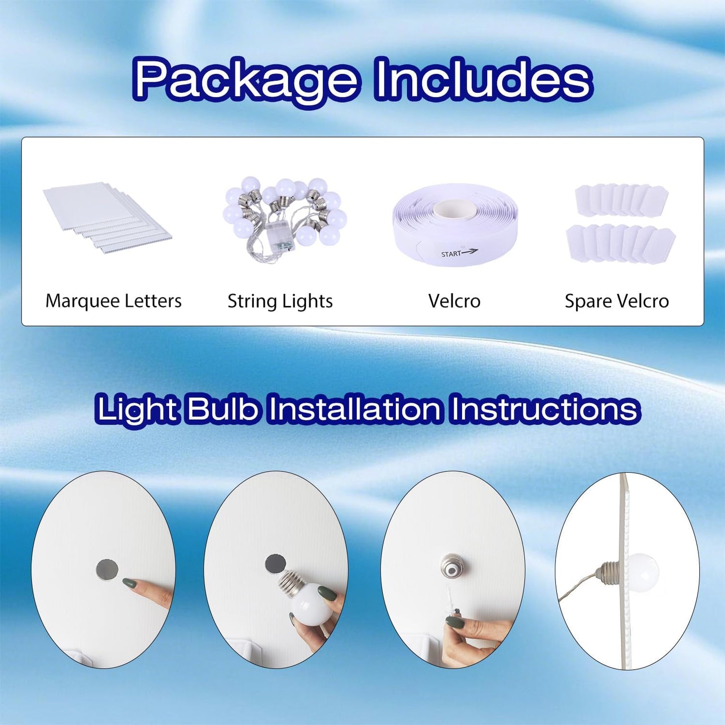 4FT Marquee Plastic Letters X - Light up Letters X Are Made from Corrugated Plastic Board - Quick Assembly Without Tools, Disassembled Components Can Be Used for Garage Sale Signs, Yard Sale Signs