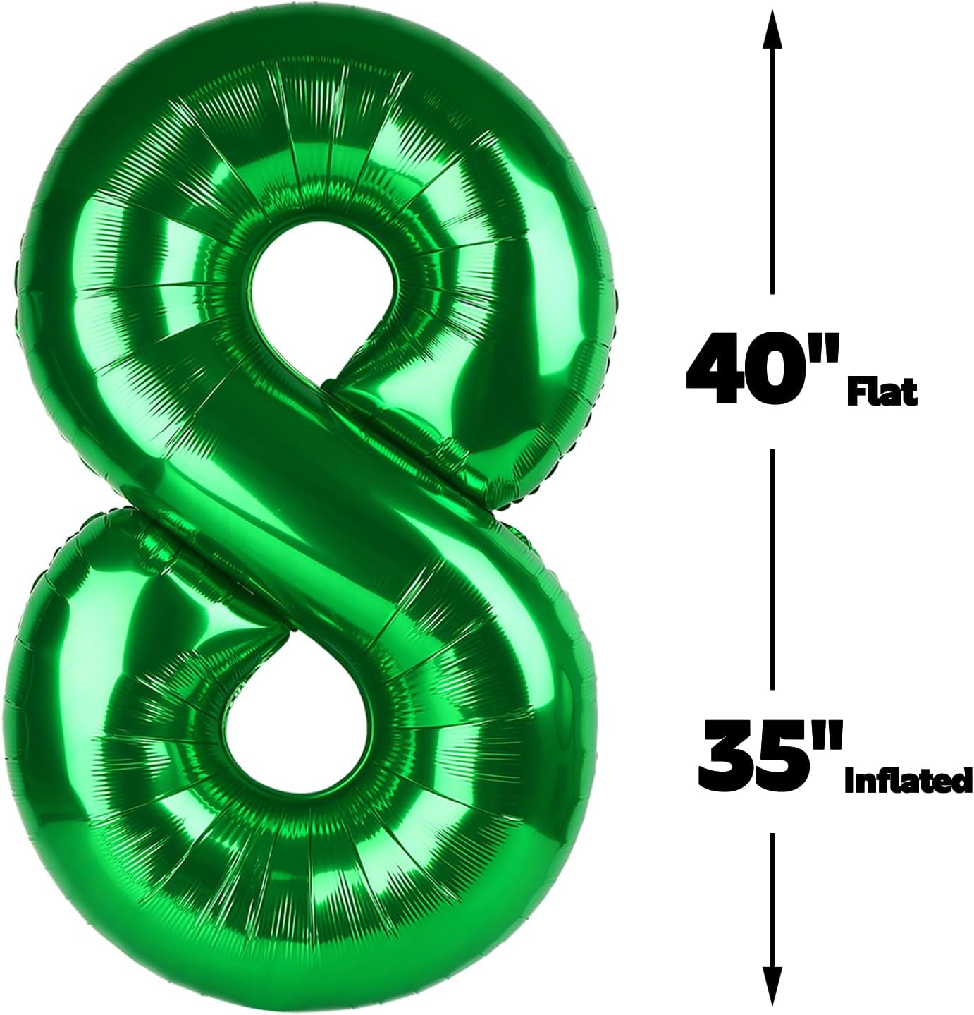 Green Foil Number 28 82 Balloon 40 Inch, Helium Mylar 28 82 Numbers Birthday Balloons, 28 82 green Women Men Anniversary Graduations Party Supplies