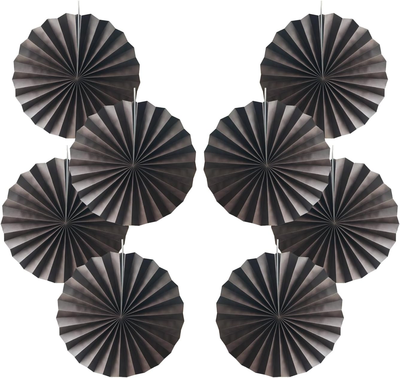 Coffee Party Decorations,Coffee Birthday Decorations,Party Events Accessories,Coffee Themed Party Decorations,Coffee Party,Friends Themed Party12in Hanging Paper Fans 30 Color DIY Set(Coffee))