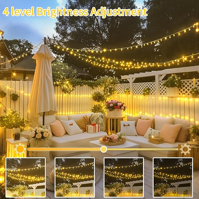 590FT 1500 LED Christmas Lights Twinkle Fairy Lights Outdoor Waterproof Super Long LED String Lights 8 Modes & Timer for Xmas Yard Tree Patio Wedding Holiday Party Decorations(Warm White)