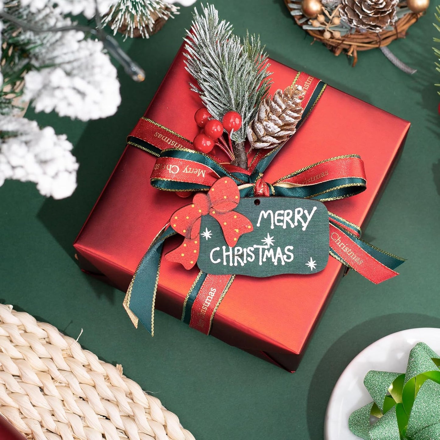 Garbendy Gift Wrapping Paper Roll-Solid Color Pearly-Lustre Paper,Perfect for Wedding, Valentine's Day,Birthday, Christmas,Baby Shower, Party - 17 Inch X 33 Feet