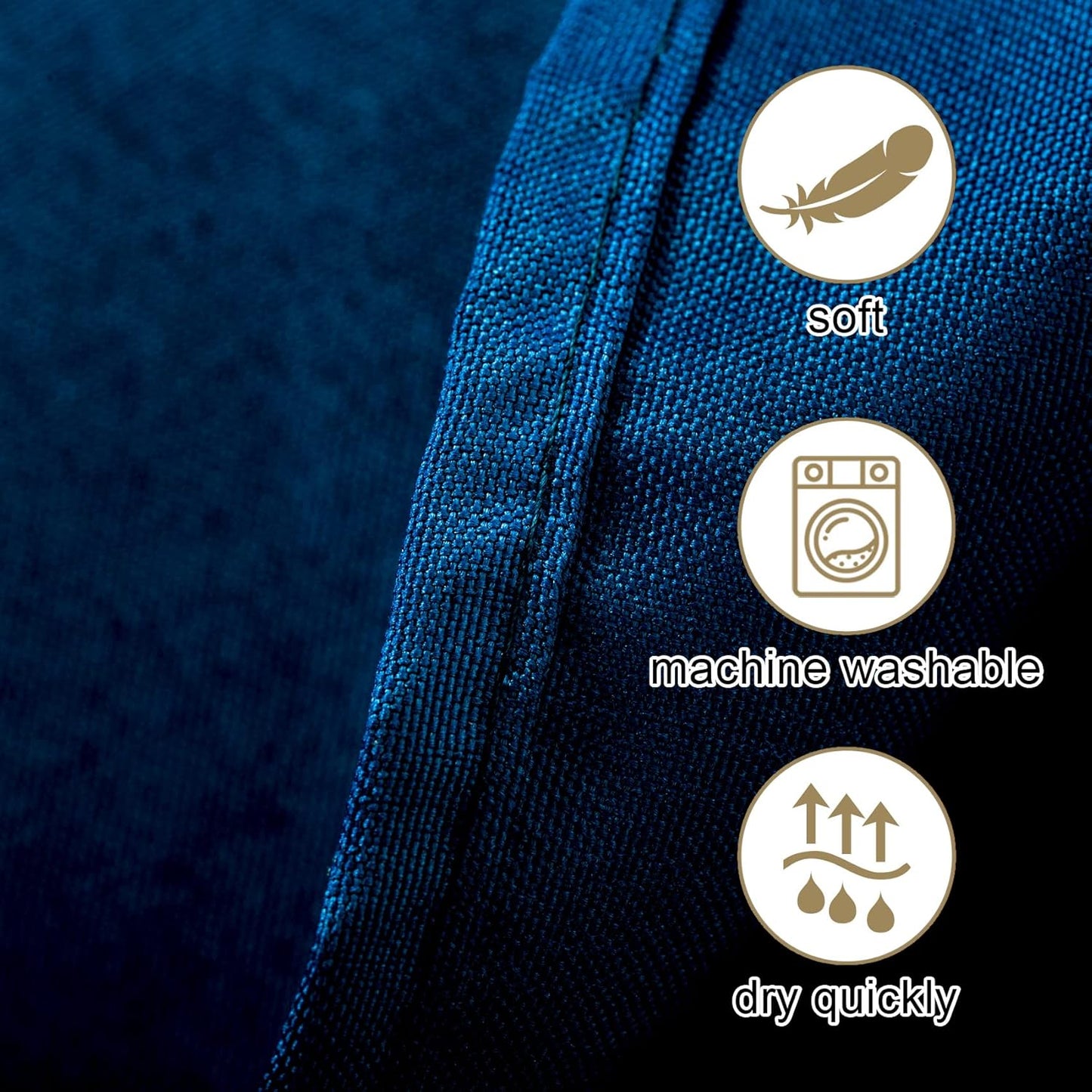 Ascoza 2pack 60x102 Inch Peacock Blue Rectangular Tablecloth 6 Feet Table Cloth in Polyester Fabric for Wedding/Banquet/Restaurant/Parties