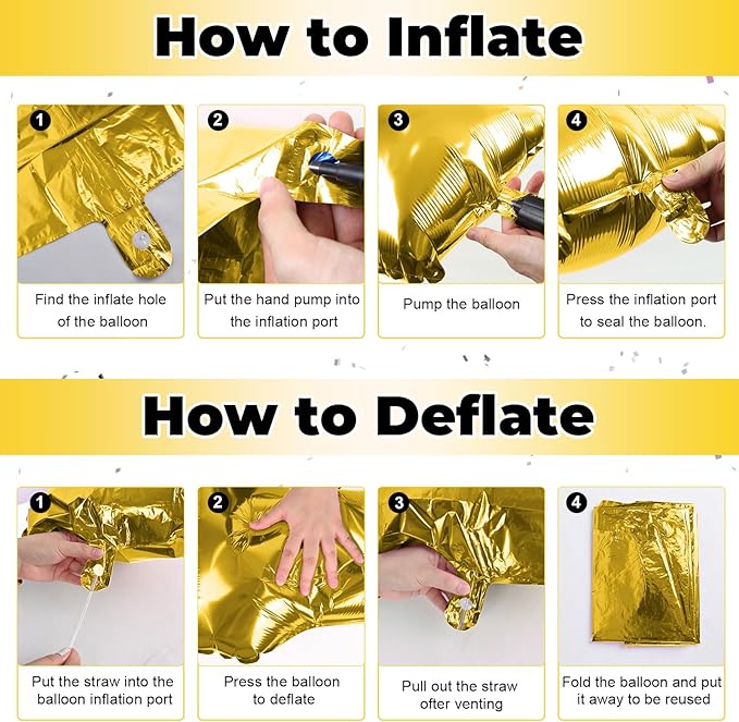 40 Inch Gold HOME Balloon Letters for Housewarming Party Decorations, Large Metallic Gold Chrome New Home Sweet Welcome Balloon Banner Sign for Real Estate Open House Warming Homecoming Party Decor