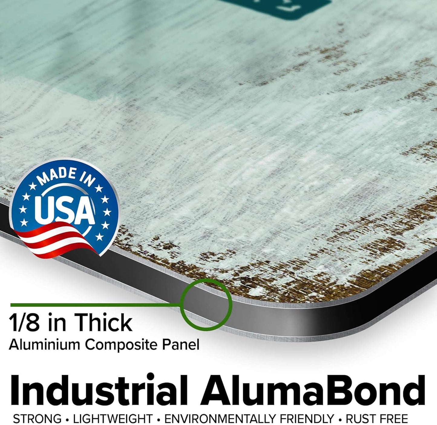 Custom Sign, Custom Street Sign, 11 Font Colors, 13 Font Styles, 4 Hole Options, 22 Sizes, 30x30 Inches, Rust Free DiBound, Fade Resistant, Made in USA by My Sign Center (Shabby Chic)