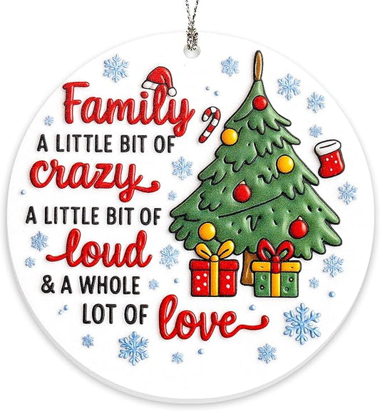 Funny Christmas Christmas Ornaments 2025 - Family Ornaments for Christmas Tree - Family Christmas Ornaments 2025 - Christmas Decoration