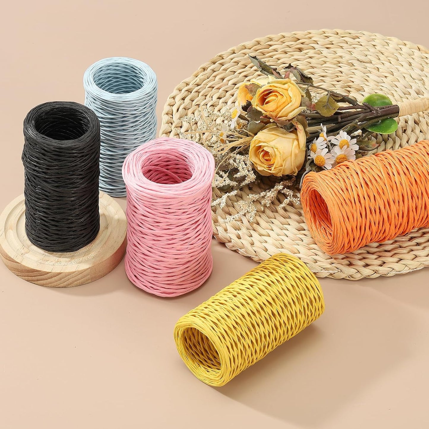 uxcell 164 Feet Floral Wire, 1mm Vine Bind Wire for DIY Crafts Flower Bouquet Christmas Wreaths Blue