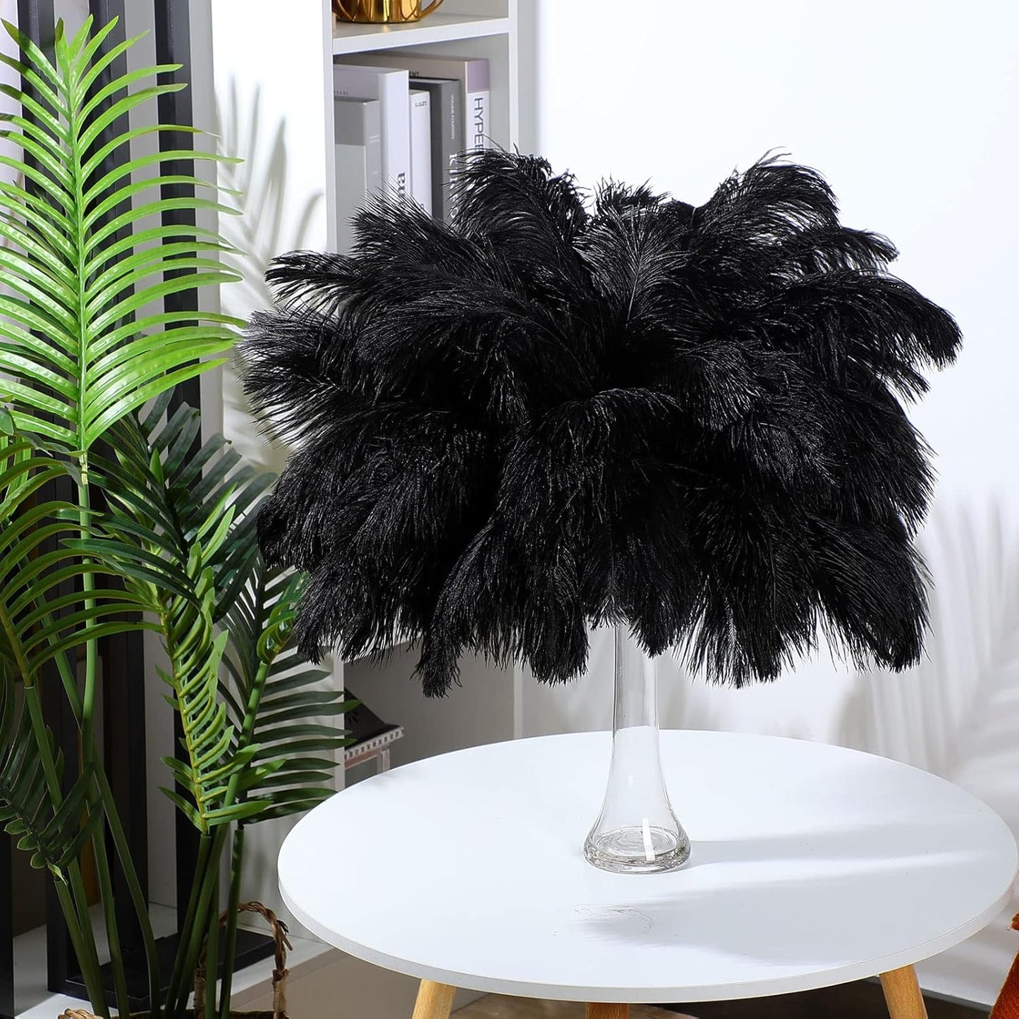 80 Pcs Large Natural Ostrich Feathers Plumes 14-16 Inch Bulk for DIY Crafts Wedding Party Centerpiece Vase