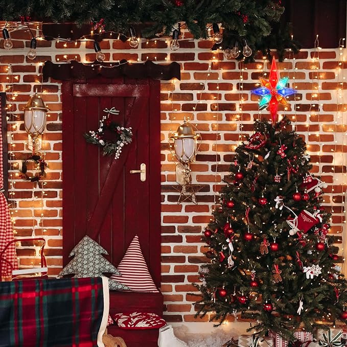 12" 11LED Tree Top,Bethlehem Star Multi…