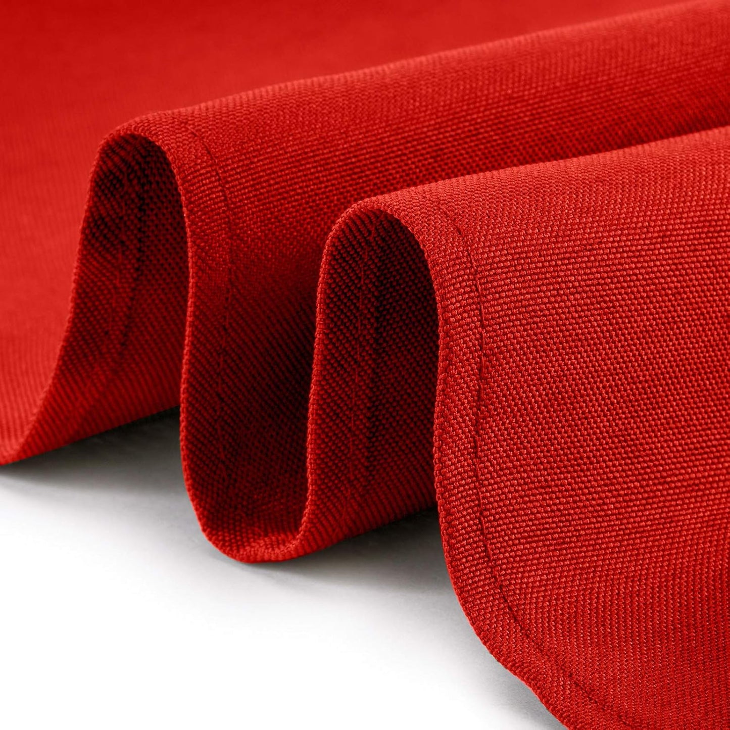 Lann's Linens - 10 Premium 70" Square Tablecloths for Wedding/Banquet/Restaurant - Polyester Fabric Table Cloth - Red