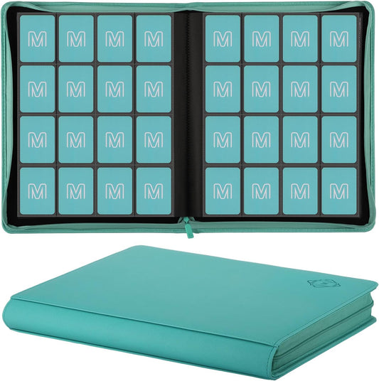 Premium Card Binder 16 Pocket,Trading Card Binder Holds up to 1000+Cards Sturdy Card Collection Album, Card Holder Folders for MTG, TCG, Game Cards & Sports Cards