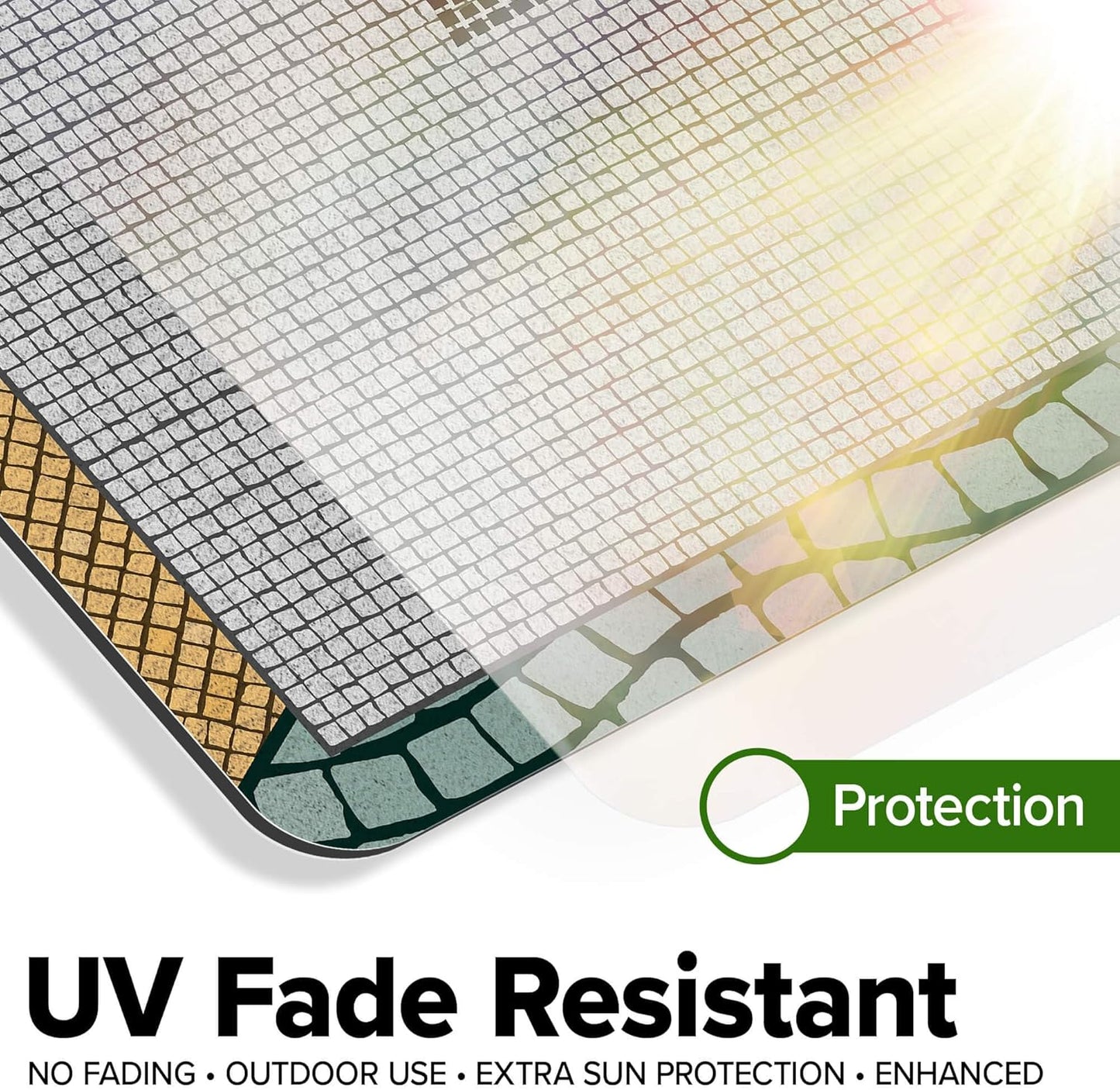 Custom Sign, Custom Street Sign, 11 Font Colors, 13 Font Styles, 4 Hole Options, 22 Sizes, 18x18 Inches, Rust Free DiBound, Fade Resistant, Made in USA by My Sign Center (Fauxsaic 2)