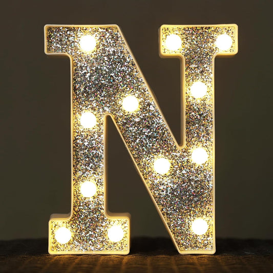 Light-Up Letters - Marquee Signs for Decor, Featuring Alphabet & Number Lighted Letters