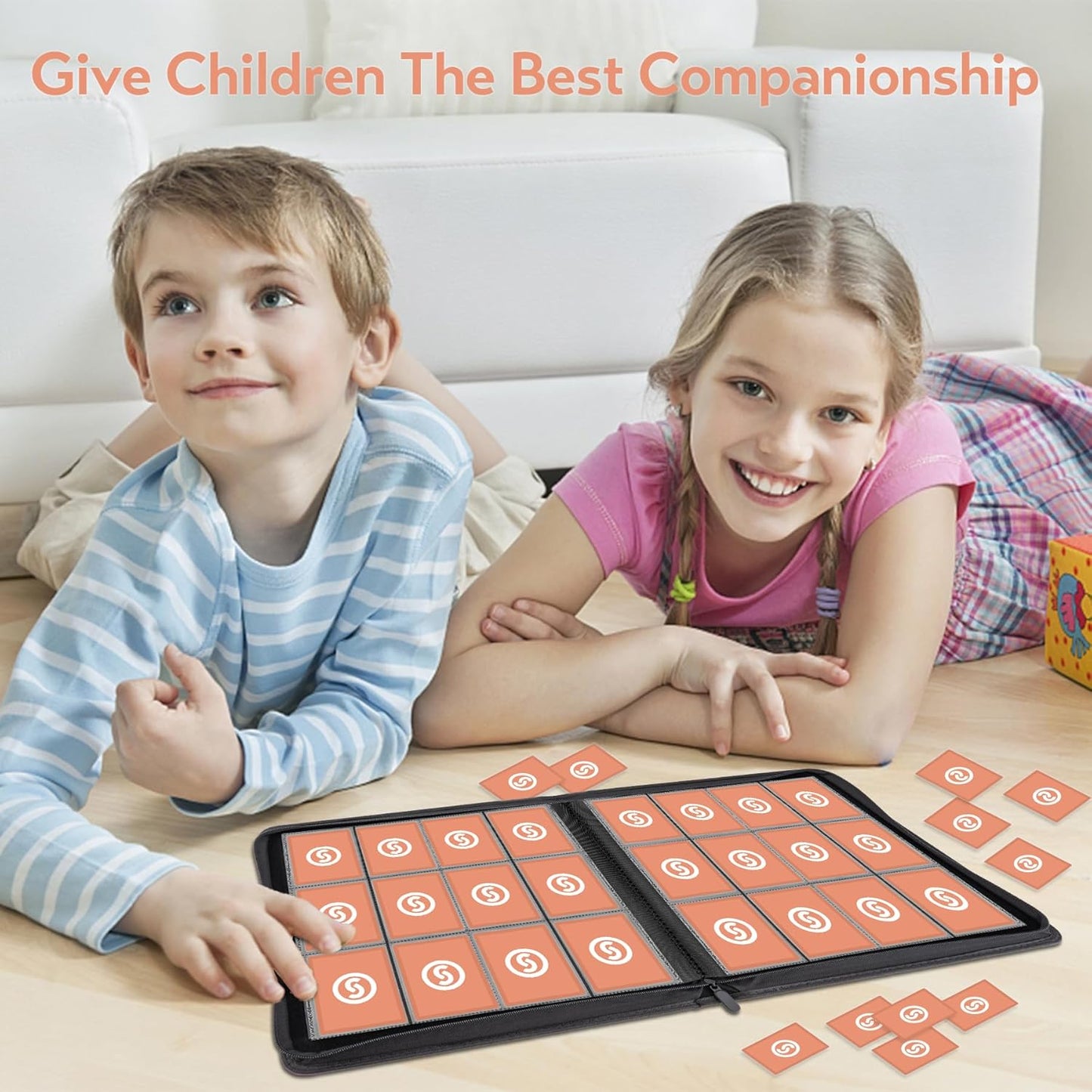 SMYV 12 Pocket Trading Card Binder, Premium PU Cover Card Binder for 720 Cards, Ringless Side Loading Card Collection Album Folders for MTG, TCG, Game Cards & Sports Cards (Pink)