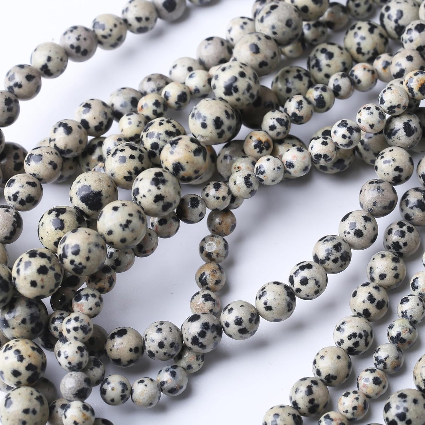 Quail Egg Stone Beads Gemstone Round Crystal Energy Jade Beads Stone Beads for Jewelry Making DIY Bracelet Necklace Jewelry Making 1 Strand 15.5inch 31PCS 12MM