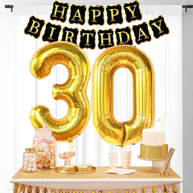 KatchOn, Giant Gold 0 Balloon Number - 40 Inch, 0 Digit Balloon | Gold Zero for Birthday Decorations | Number 0 Foil Mylar Balloon Zero | Number 0 Balloons