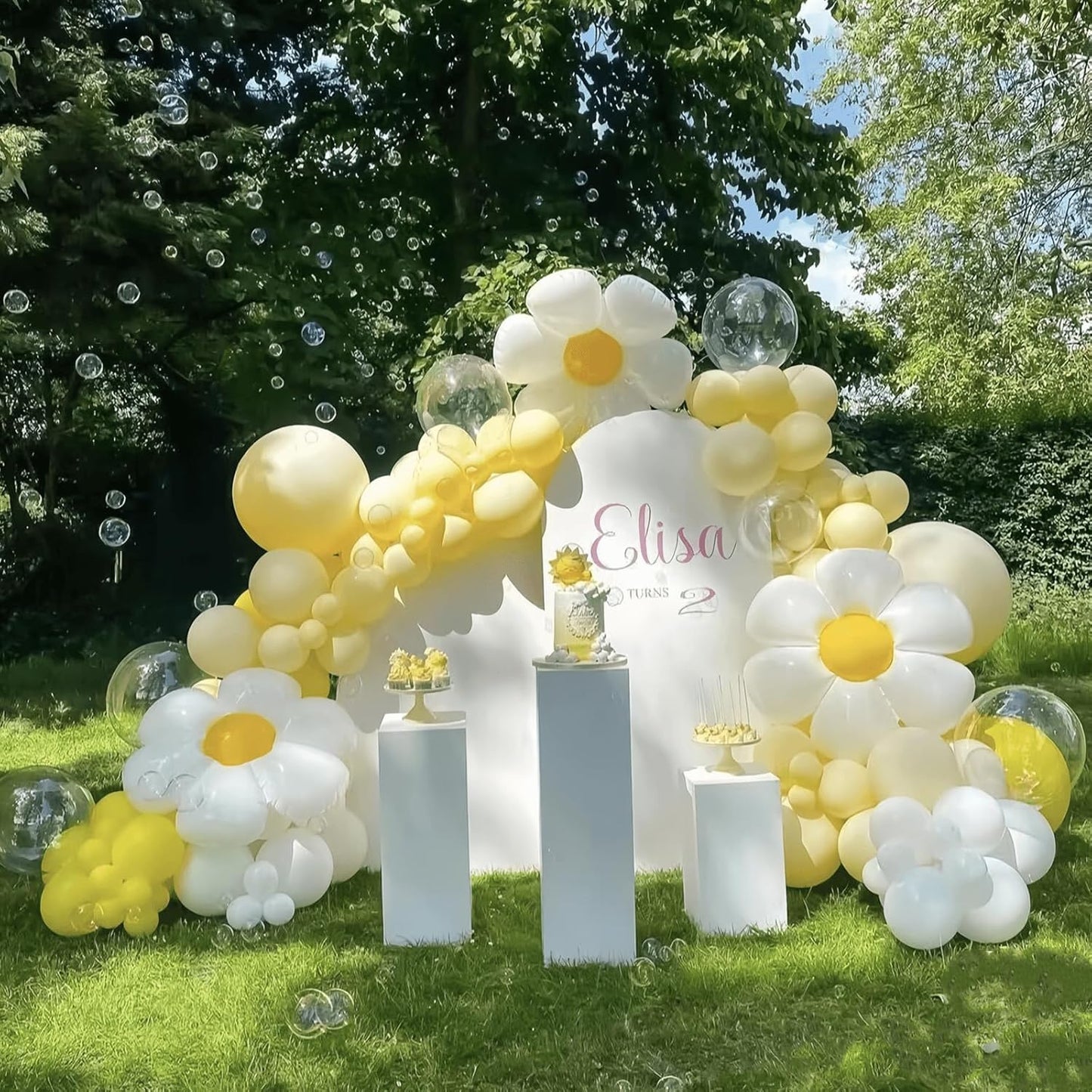 412pcs Pastel Yellow Balloon Garland Arch Kit 18 12 10 5 Inch Different Sizes Light Yellow Latex Balloons for Baby Shower Birthday Anniversary Wedding Gender Reveal Sunflower Party Decoration