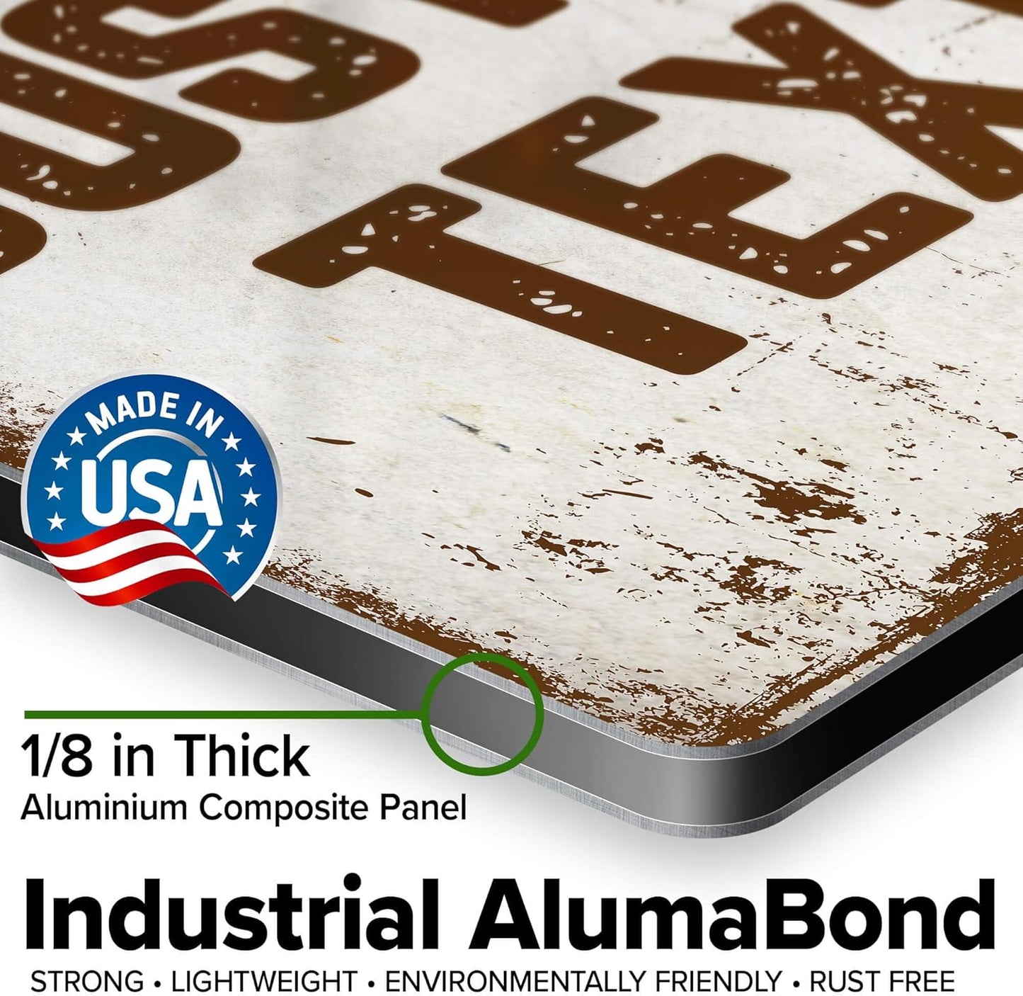 Custom Sign, Custom Street Sign, 11 Font Colors, 13 Font Styles, 4 Hole Options, 22 Sizes, 12x12 Inches, Rust Free DiBound, Fade Resistant, Made in USA by My Sign Center (Rustic)