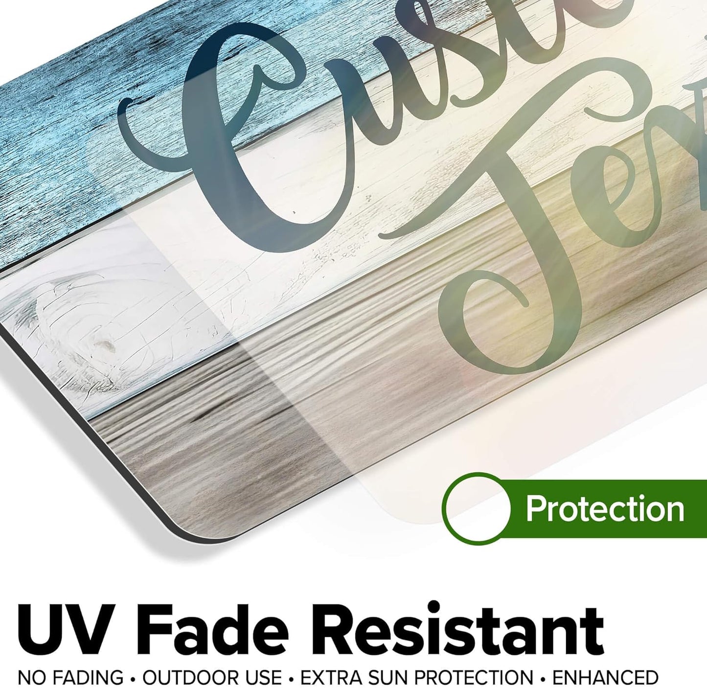 Custom Sign, Custom Street Sign, 11 Font Colors, 13 Font Styles, 4 Hole Options, 22 Sizes, 6x12 Inches, Rust Free DiBound, Fade Resistant, Made in USA by My Sign Center (Coastal)