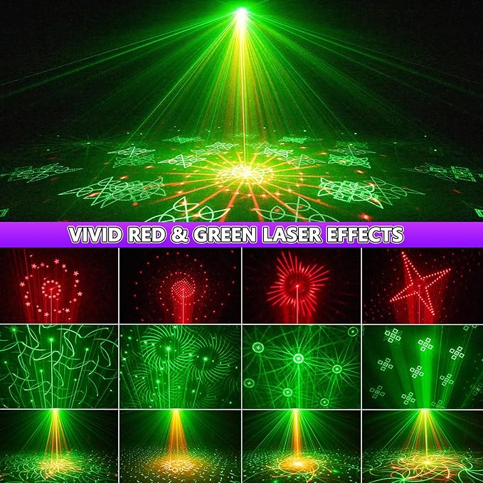 Disco DJ Party Lights - Mini Sound Activated Stage Light, Portable LED Stage Lighting for Celebrations Gathering Birthday