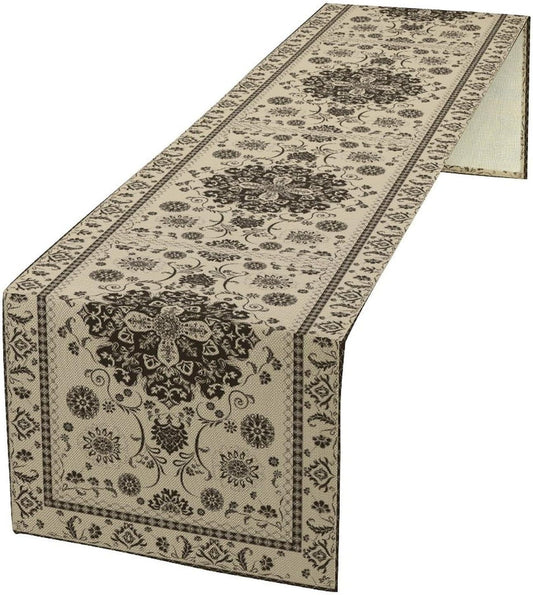 Boho Vintage Elegant Table Runner Farmhouse for Home Farmhouse Kitchen Table Dining Coffee Room Garden Party Wedding Decor 13x72in