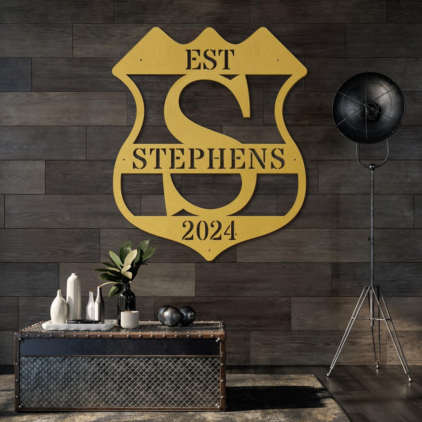 Custom Metal Signs Metal Name Sign Metal Wall Art Split Letter Monogram Wall Decor Metal Wall Art Last Name Sign Family Name Sign Personalized Wedding Gift Fire Pit Sign Outdoor Decor Cabin Sign