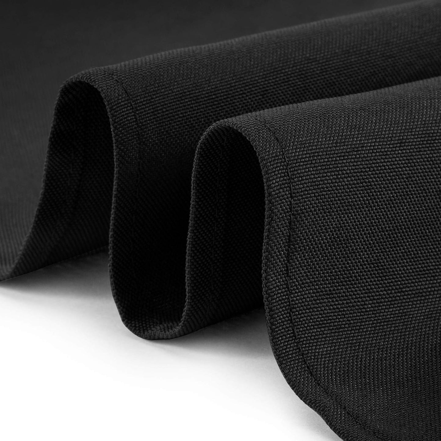 Lann's Linens - 54" Square Premium Tablecloth for Wedding/Banquet/Restaurant - Polyester Fabric Table Cloth - Black