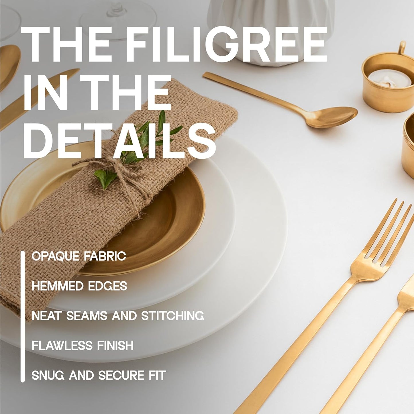 Stretch Spandex Table Covers 6FT, Pack of 2 Fitted Tablecloths for Rectangle Tables, Stretchy Wrinkle Resistant Folding Table Cover, White