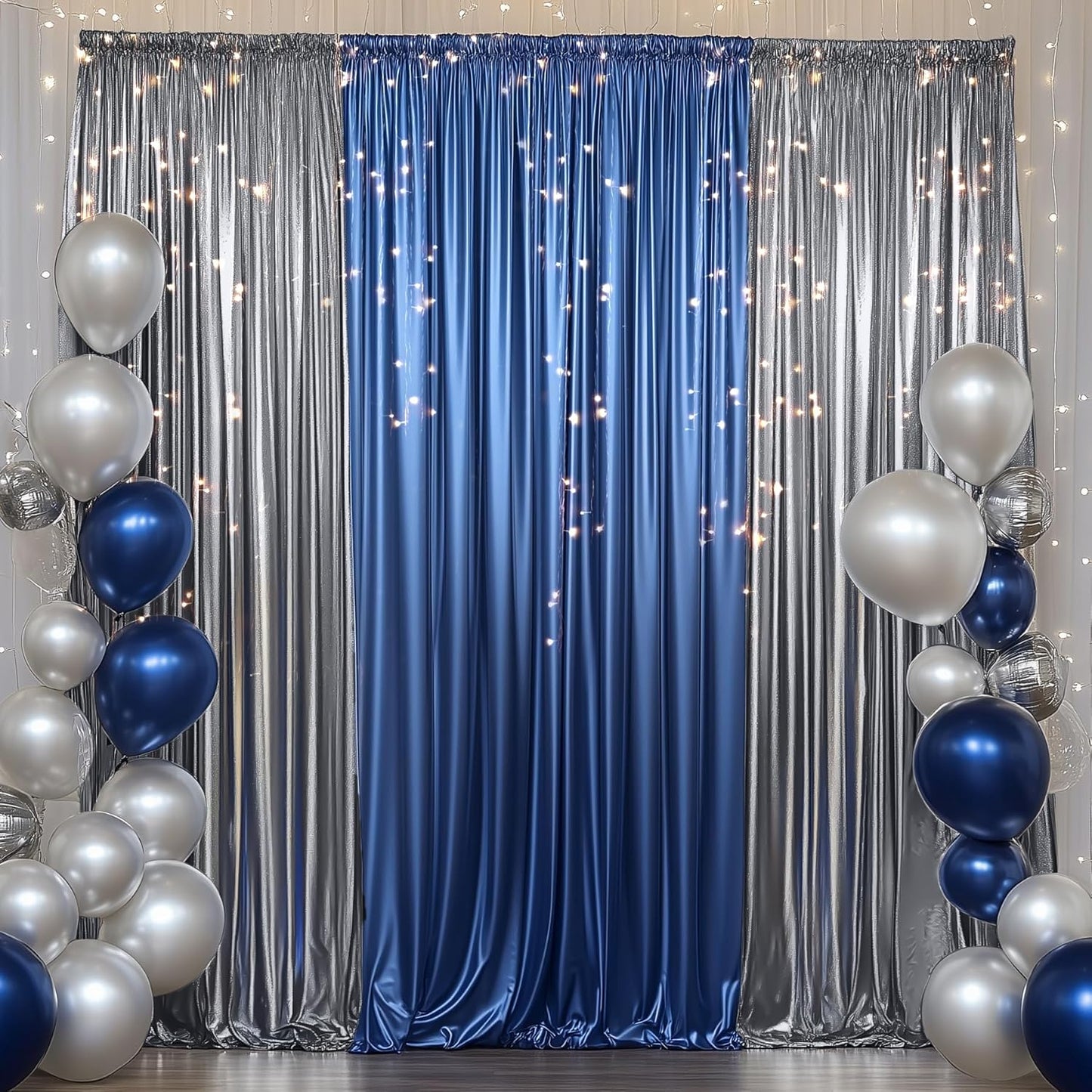 Outpain Thick 30 ft x 10 ft Black Black Sequin Backdrop Curtain for Parties, Wrinkle Free Glitter Photo Backdrop Drapes 6 Panels 5x10ft Black Black Back Drop Cloth for Wedding Photography Background
