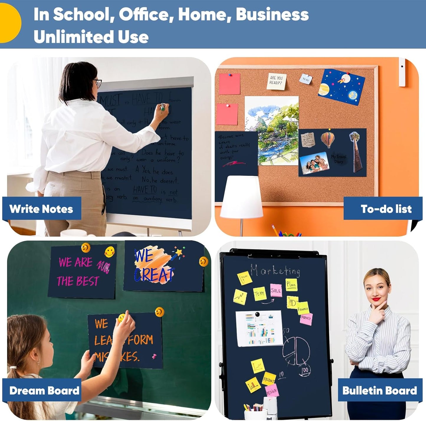 Navy Blue Wrapping Paper, 15"x450" Construction Bulletin Board Craft Art Decorative Paper, Eid Father's Day Birthday Bouquet Flower Gift Wrap for Men Dad Him Boy, Florist Supplies for Packing Shipping