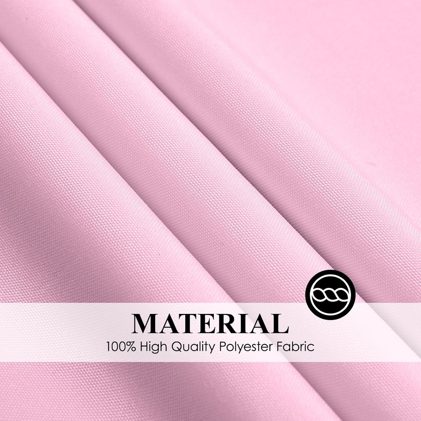 Round Tablecloth 6 Pack 90 Inch Pink Tablecloths Washable Decorative Linen Polyester Table Clothes Cover for Dining Table Banquets Buffet Parties and Wedding
