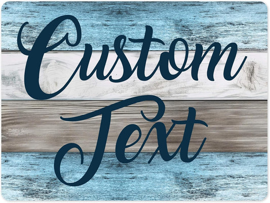 Custom Sign, Custom Street Sign, 11 Font Colors, 13 Font Styles, 4 Hole Options, 22 Sizes, 36x48 Inches, Rust Free DiBound, Fade Resistant, Made in USA by My Sign Center (Coastal)
