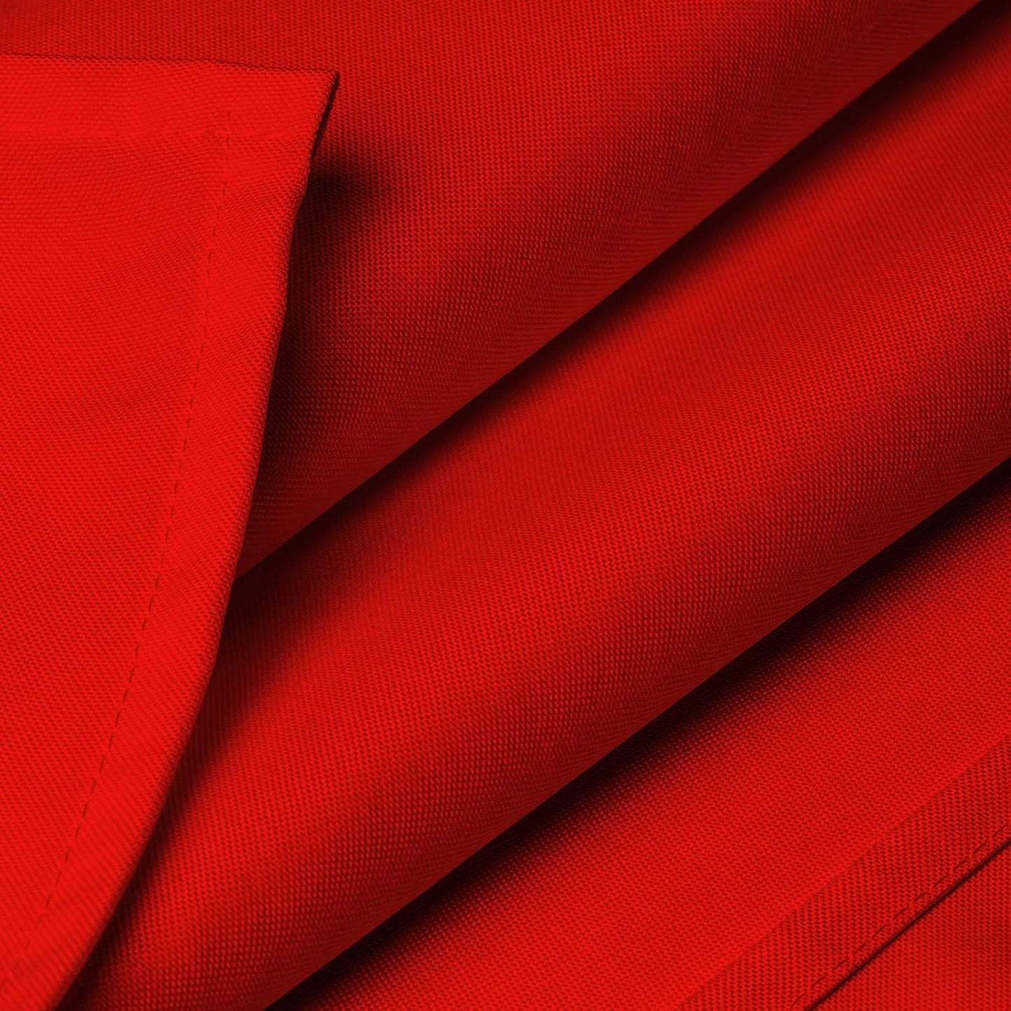 Lann's Linens - 10 Premium 70" Square Tablecloths for Wedding/Banquet/Restaurant - Polyester Fabric Table Cloth - Red