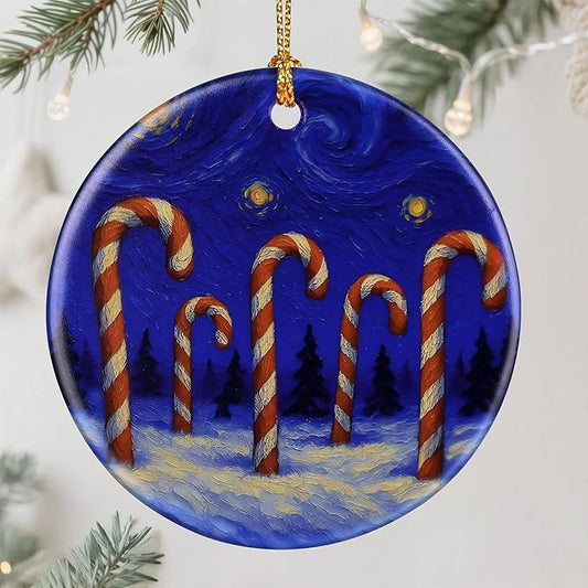 Starry Night Ornament – Christmas Ornament, Christmas Decoration, & Perfect Holiday Decor | Gift Exchange, Gift Idea