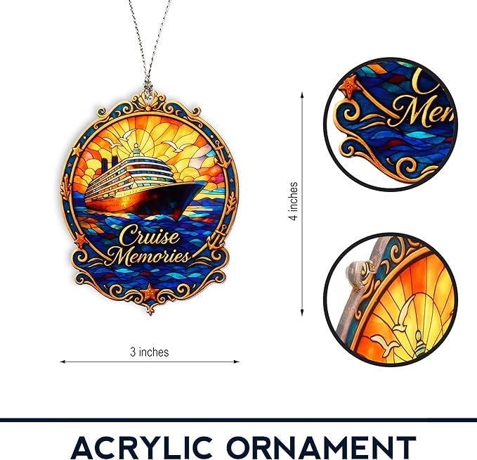 Cruise Ornament 2025 - Cruise Christmas Ornaments - Cruise Gifts - Christmas Ornament - Christmas Ornaments - Ornament