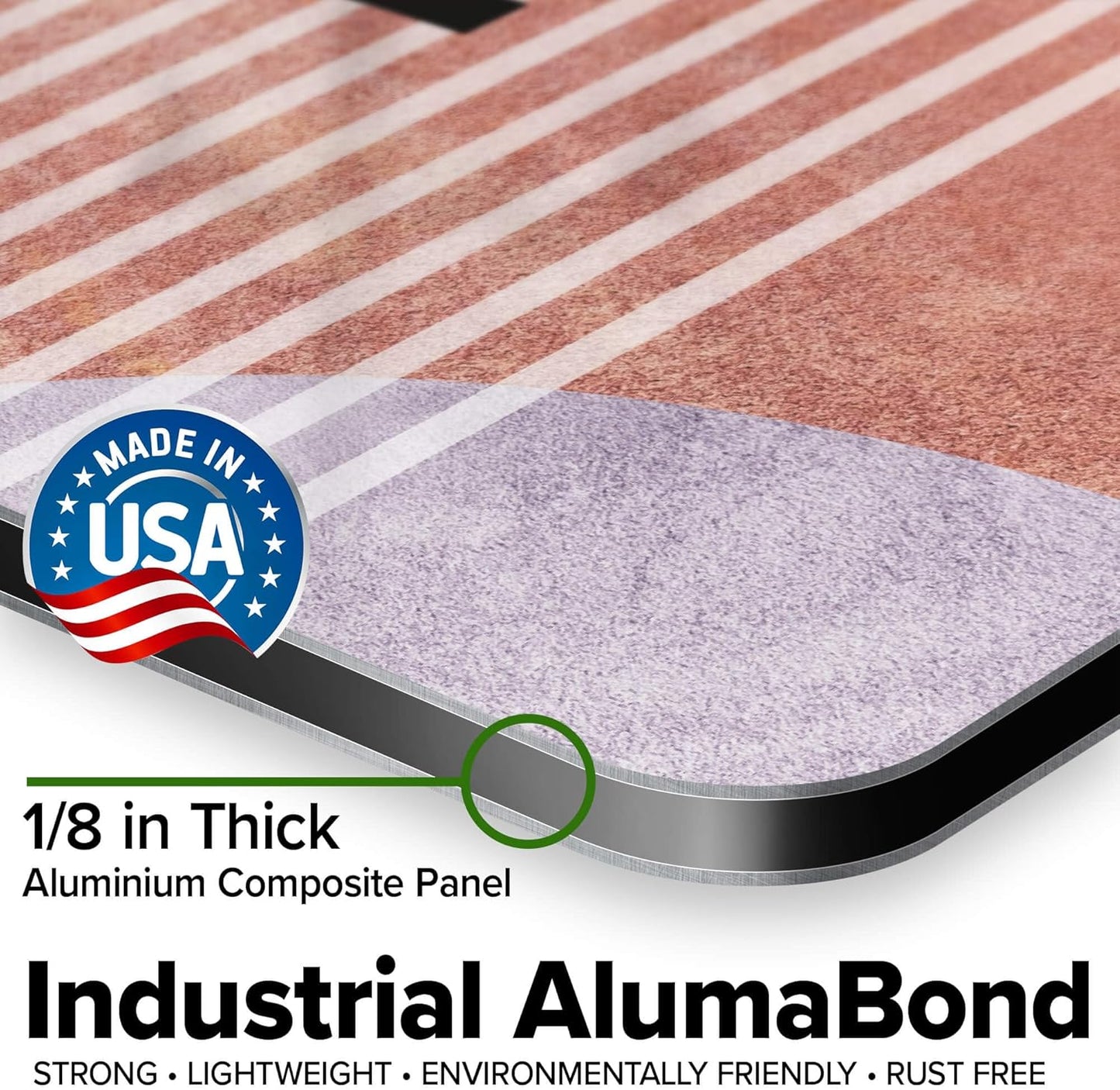 Custom Sign, Custom Street Sign, 11 Font Colors, 13 Font Styles, 4 Hole Options, 22 Sizes, 24x24 Inches, Rust Free DiBound, Fade Resistant, Made in USA by My Sign Center (Mid-Century Modern 1)