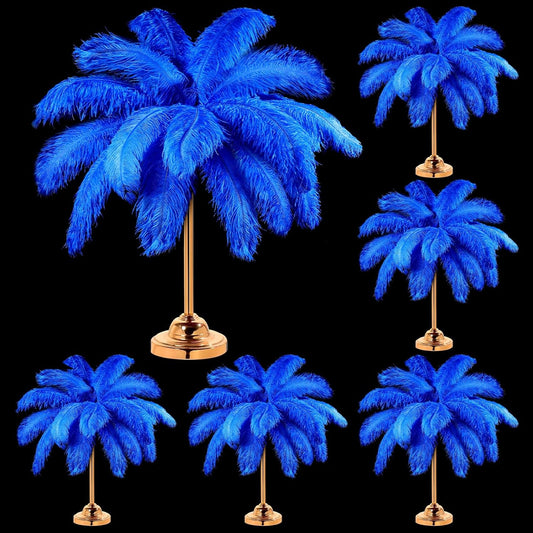 80 Pcs Large Natural Ostrich Feathers Plumes 14-16 Inch Bulk for DIY Crafts Wedding Party Centerpiece Vase