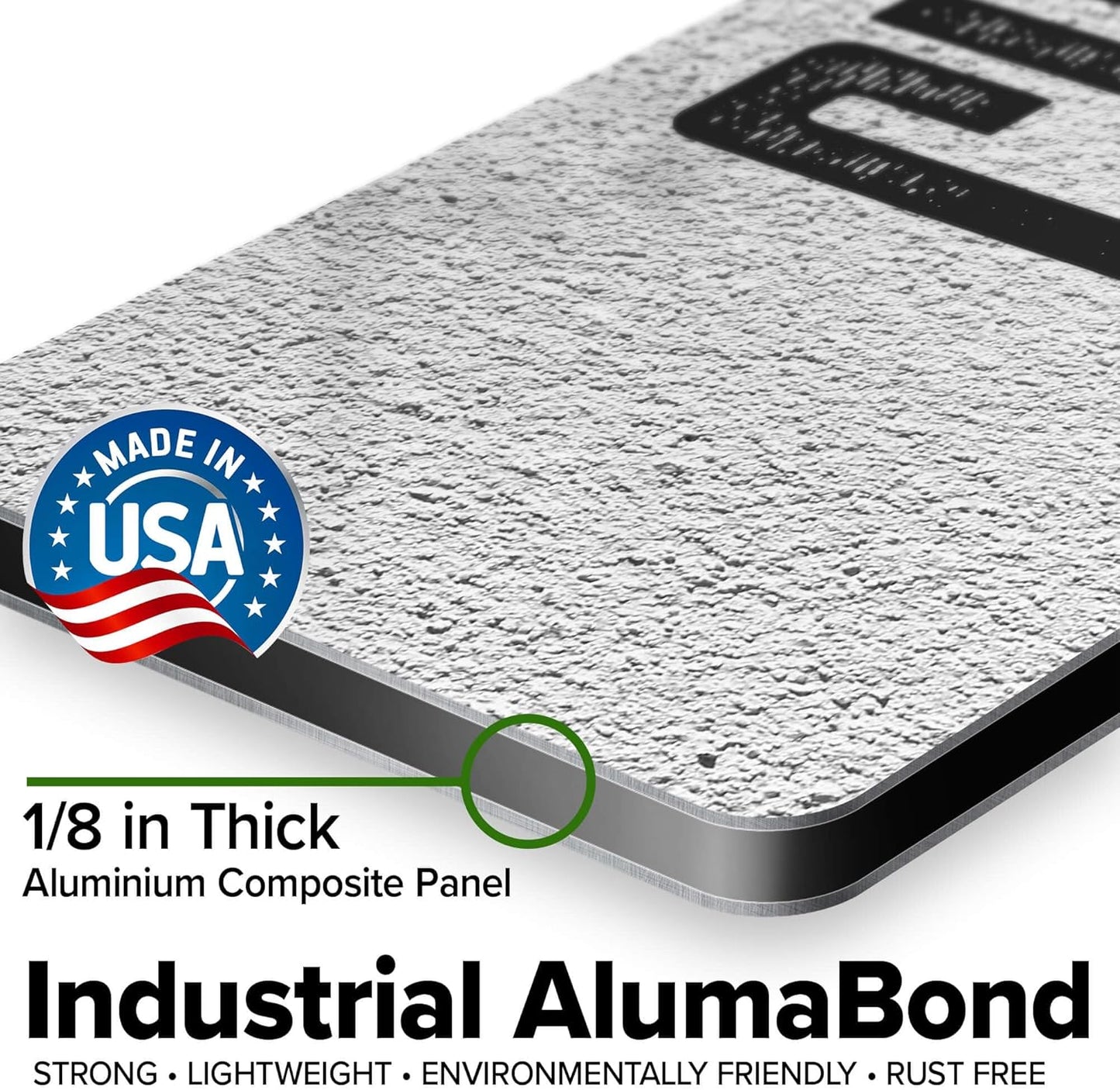 Custom Sign, Custom Street Sign, 11 Font Colors, 13 Font Styles, 4 Hole Options, 22 Sizes, 6x30 Inches, Rust Free DiBound, Fade Resistant, Made in USA by My Sign Center (Concrete)