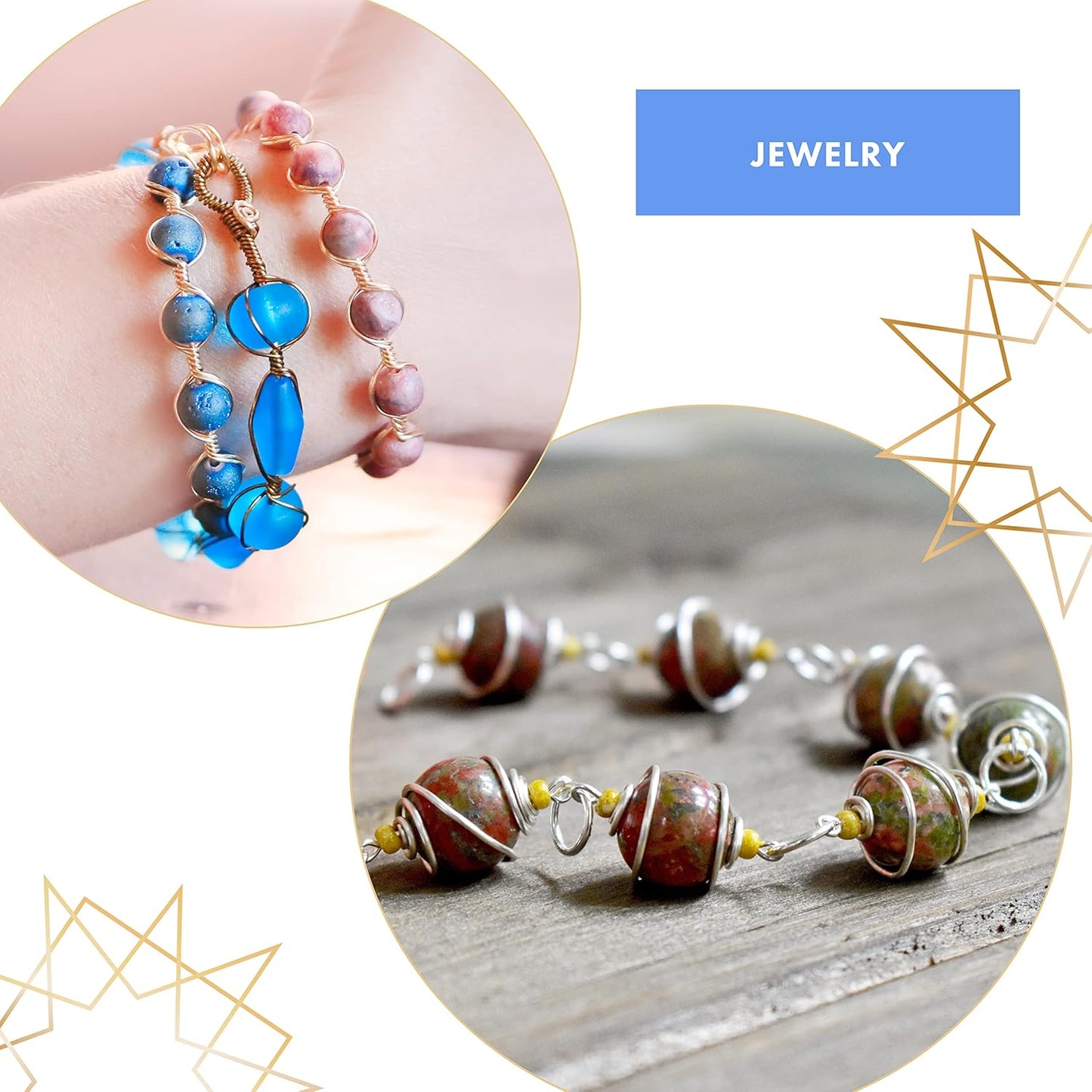 Beadalon ColourCraft Wire, 24 Gauge, Silver Plated, 30 yd Spool