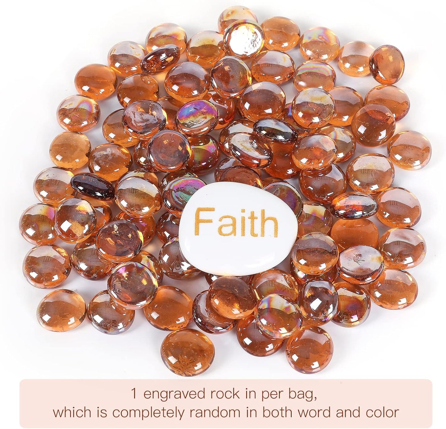 11LB Amber Flat Glass Marbles for Vase Filler, Aquariums, Hydroponics, Home Decor & DIY Crafts