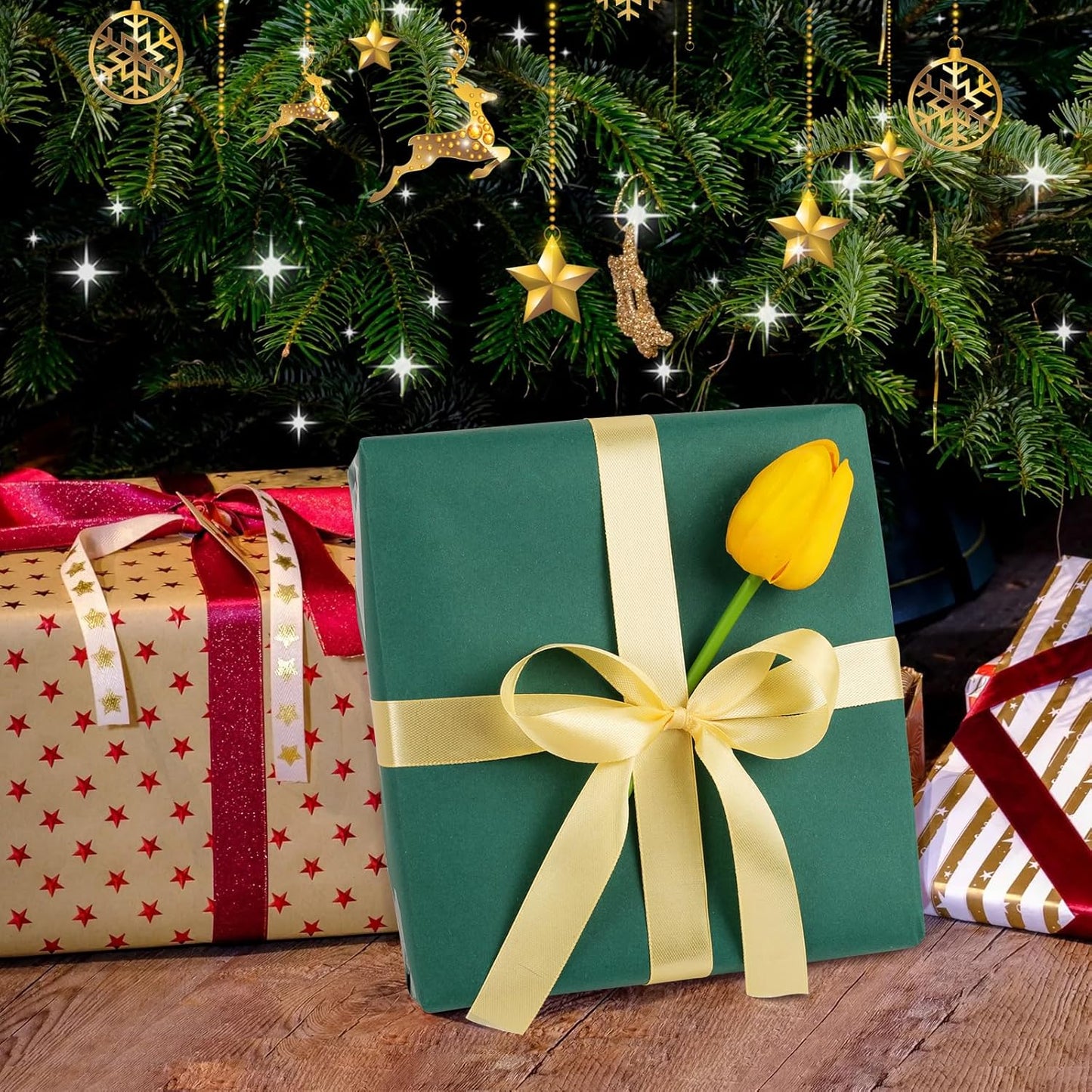 Vanhench 48" x 2400" (200') Green Wrapping Paper, Solid Color Kraft Art Paper for Gift Wrap Bulletin Board, School Supplies for Kids, Classroom Must Have, Arts & Crafts Supplies