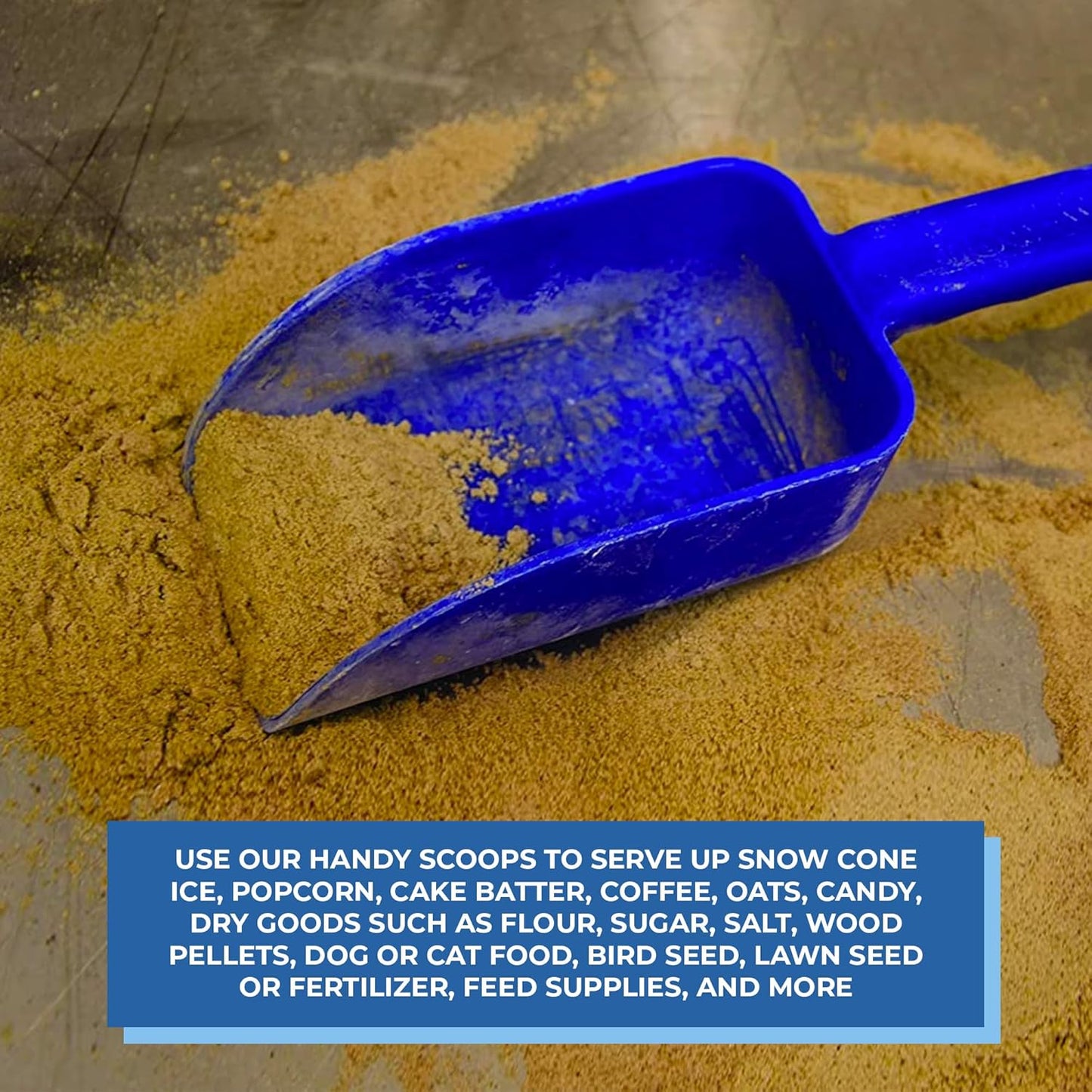 Vikan Remco 63007 Color-Coded Plastic Hand Scoop - BPA-Free Food-Safe Kitchen Utensils, Restaurant and Food Service Supplies, 16 oz, Orange (Pack of 3)