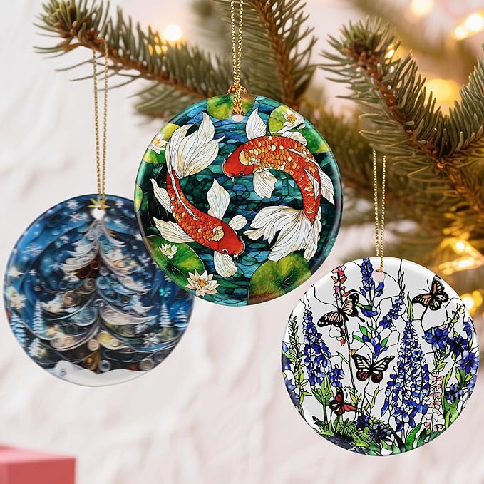 Koi Fish Ornament – Christmas Ornament, Christmas Tree Decor, & Perfect Holiday Decor | Koi Fish Lover Gift, Gifts for Friends