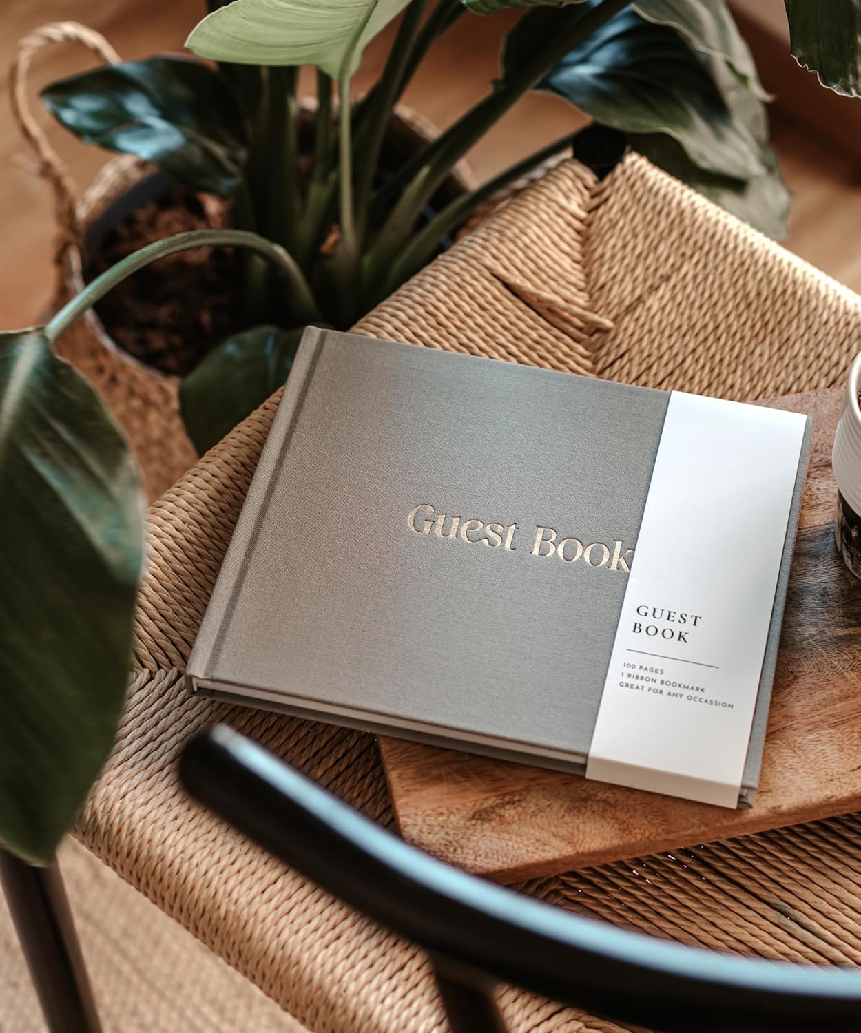 Lamare Wedding Guest Book – Elegant Guest Book for Party, Baby Shower Guest Book & Polaroid Guest Book for Wedding